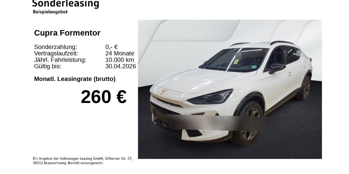 Cupra Formentor 22.580 km 32.390 &euro; Gifhorn 38518