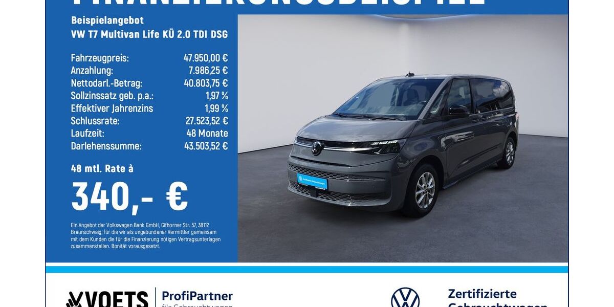 VW T7 Multivan 16.150 km 47.950 &euro; Braunschweig 38124
