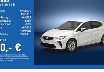 Seat Ibiza 5.522 km 21.450 &euro; Braunschweig 38122