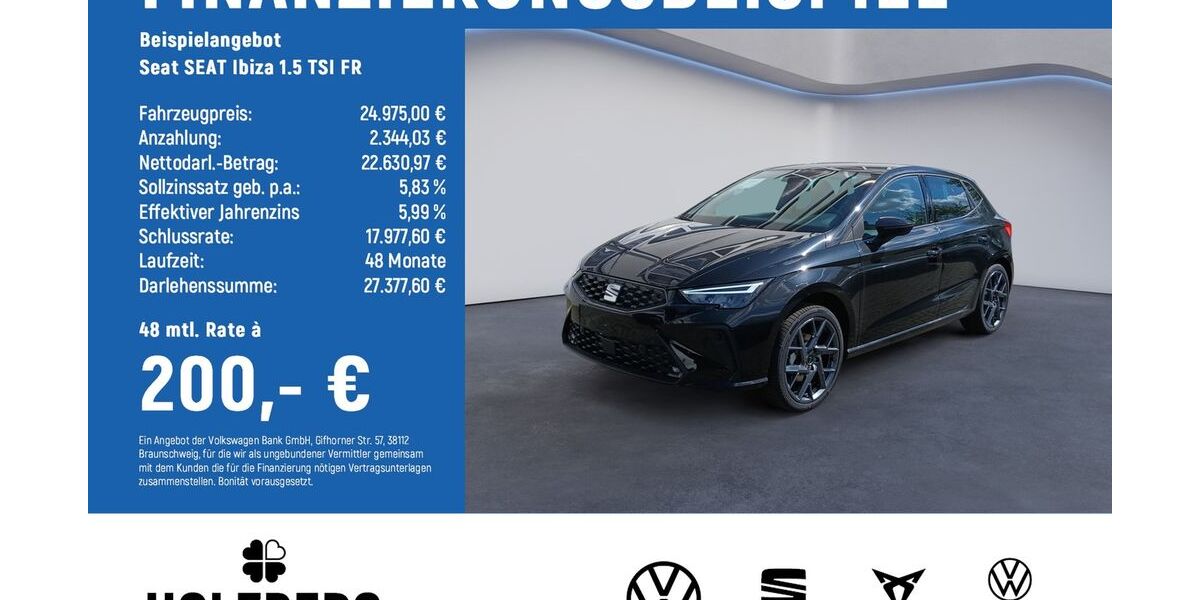 Seat Ibiza 1.500 km 23.440 &euro; Braunschweig 38114
