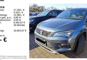 Seat Ateca 87.200 km 16.980 &euro; Gifhorn 38518