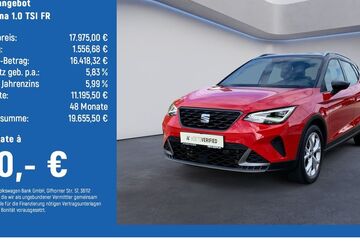 Seat Arona 36.450 km 17.975 &euro; Braunschweig 38114