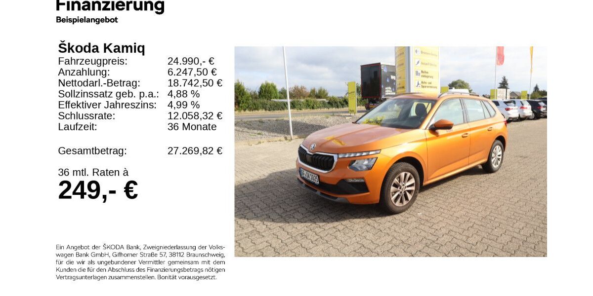 Skoda Kamiq 15.900 km 22.840 &euro; Gifhorn 38518