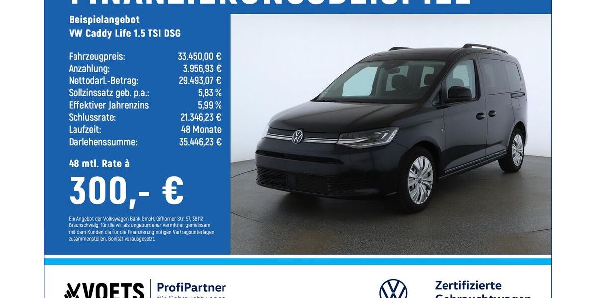 VW Caddy 15.600 km 33.450 &euro; Braunschweig 38124