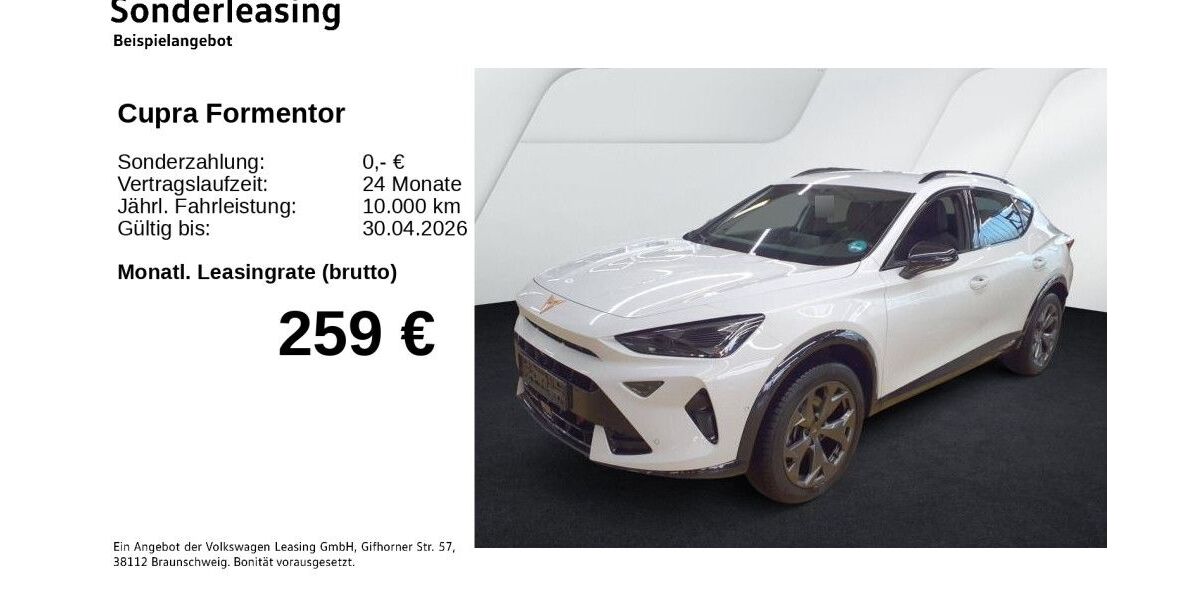 Cupra Formentor 21.790 km 32.690 &euro; Gifhorn 38518